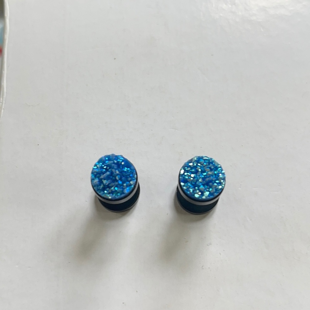 Sparkly druzy earrings NEW